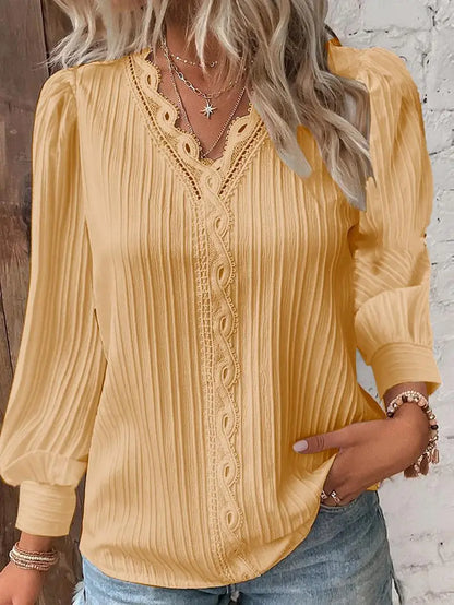 Blusa Cuello En V - Colección 2026