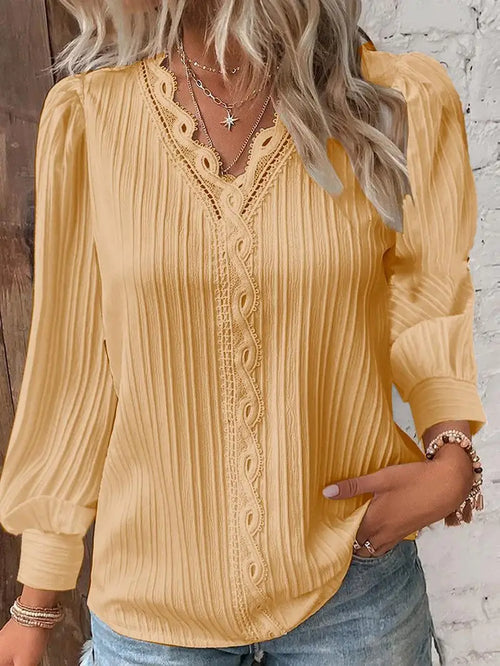 Blusa Cuello En V - Colección 2026