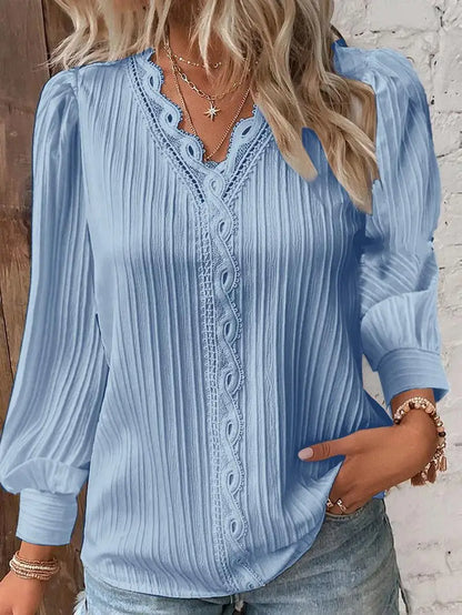 Blusa Cuello En V - Colección 2026
