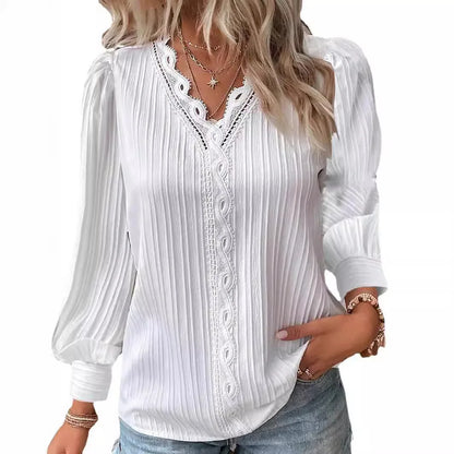 Blusa Cuello En V - Colección 2026