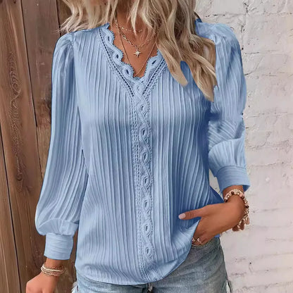 Blusa Cuello En V - Colección 2026
