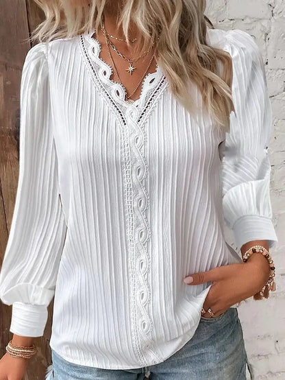Blusa Cuello En V - Colección 2026
