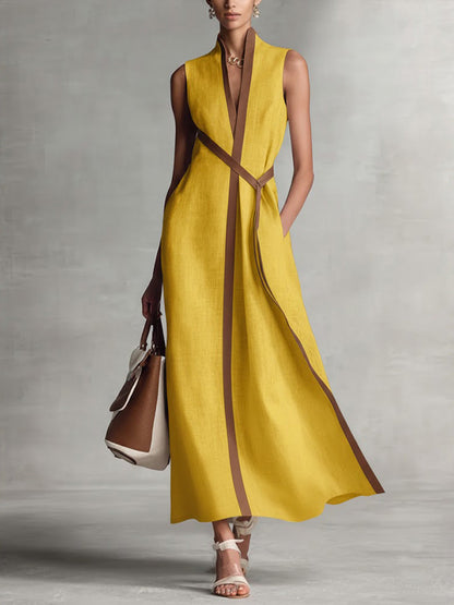Vestido Lino Largo - Colección 2026