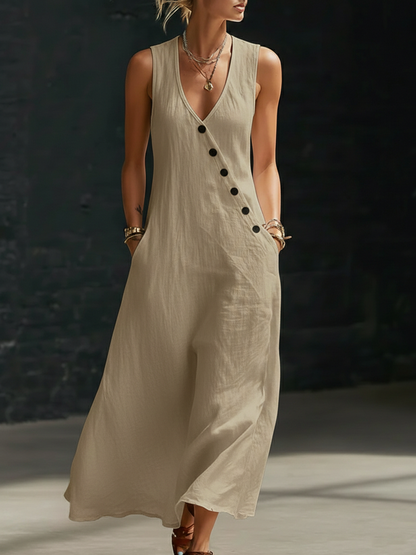 Vestido Zen Lino - Colección 2026