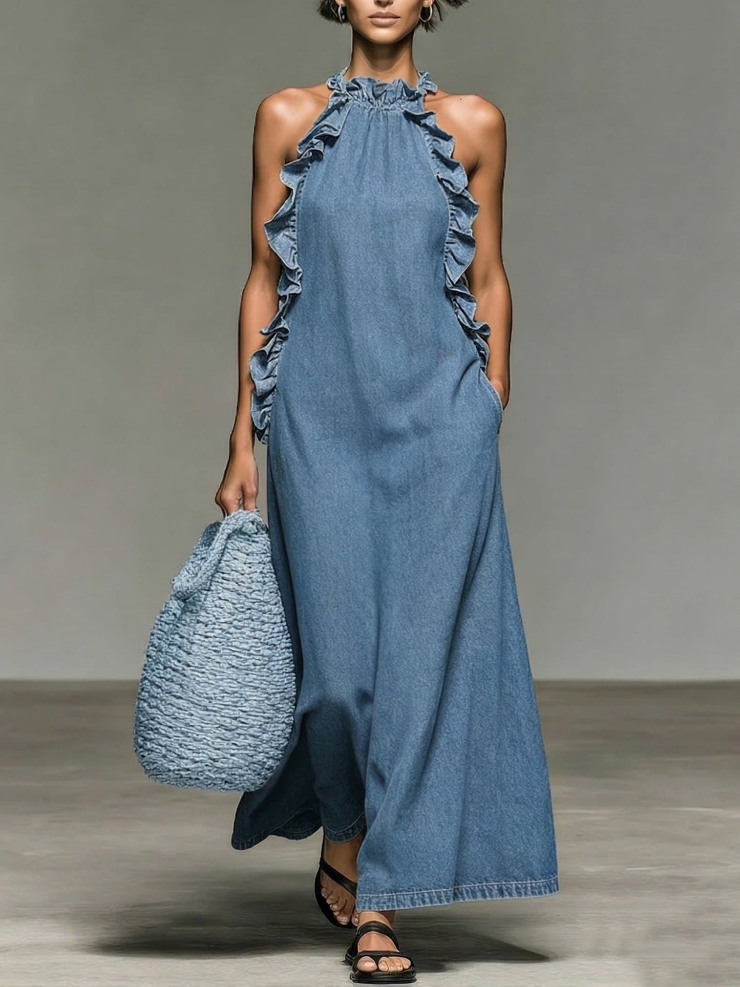 Vestido Volantes Elegante - Colección 2026