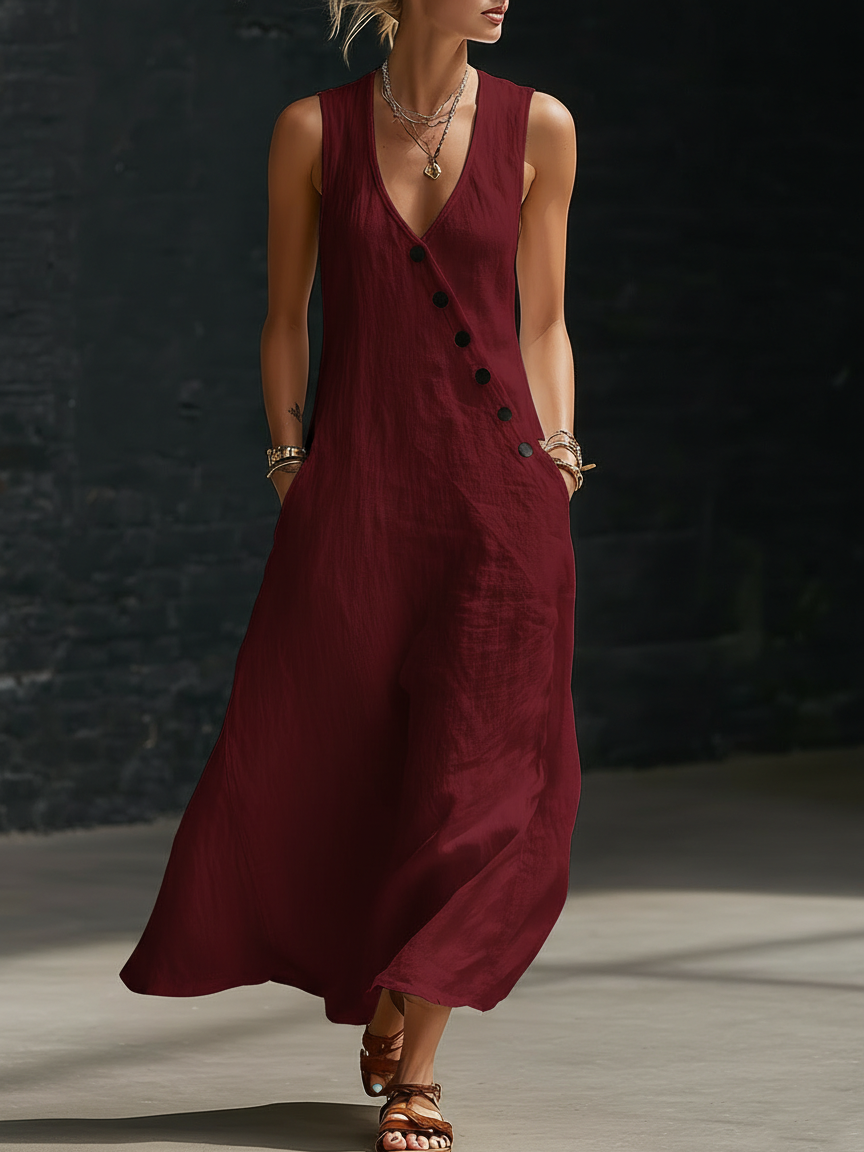 Vestido Zen Lino - Colección 2026
