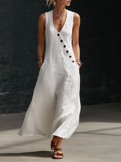 Vestido Zen Lino - Colección 2026