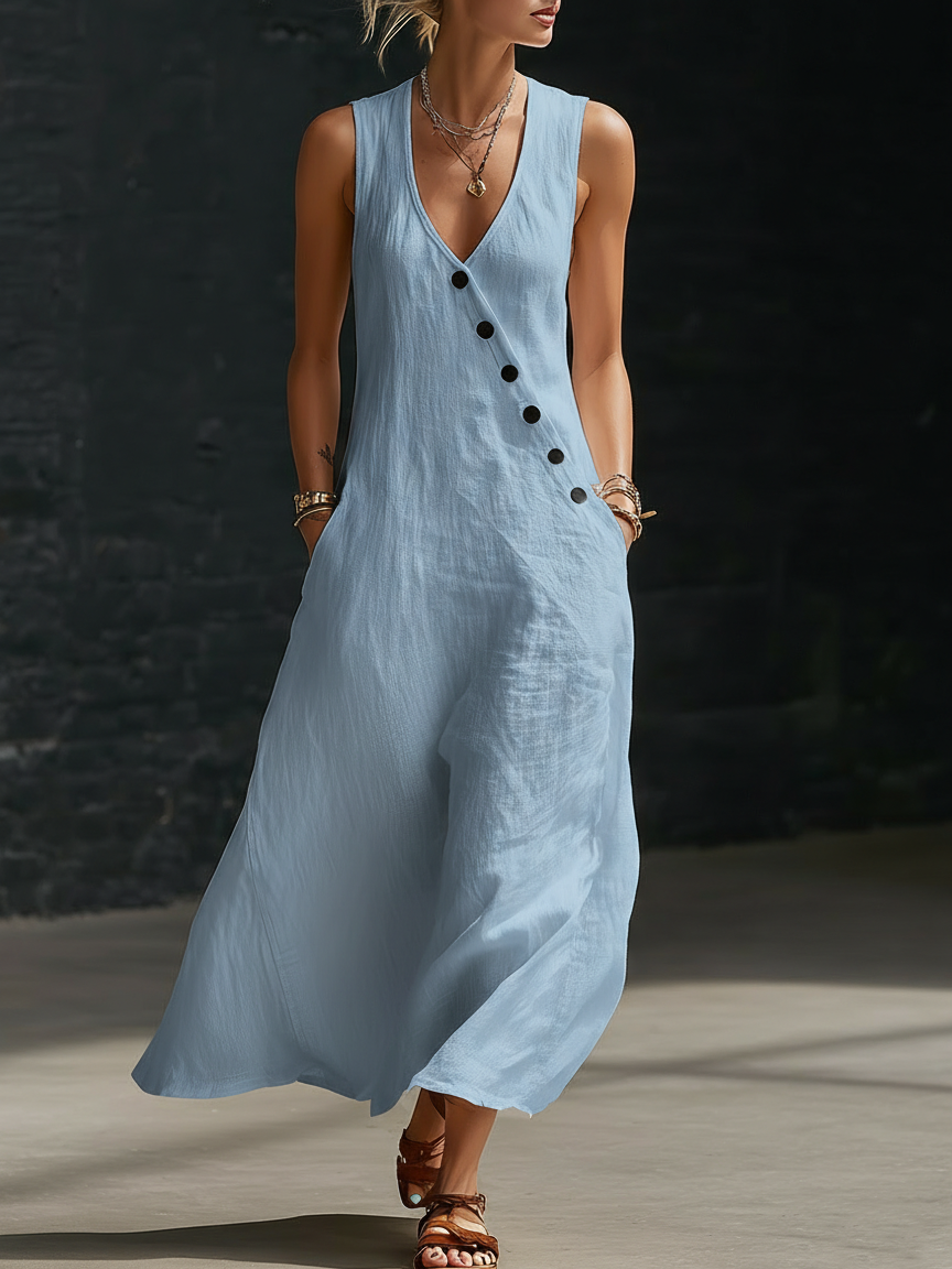 Vestido Zen Lino - Colección 2026