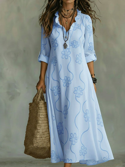 Vestido Estampado Floral - Colección 2026